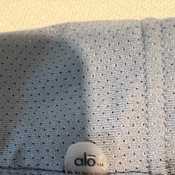 ALO Yoga Men's Dark Gray Polo Shirt - Picture 7 of 8